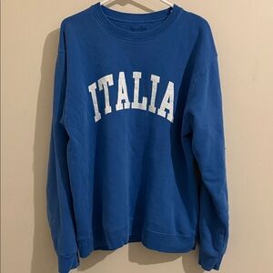 Brandy Melville Italia Blue Sweatshirt
